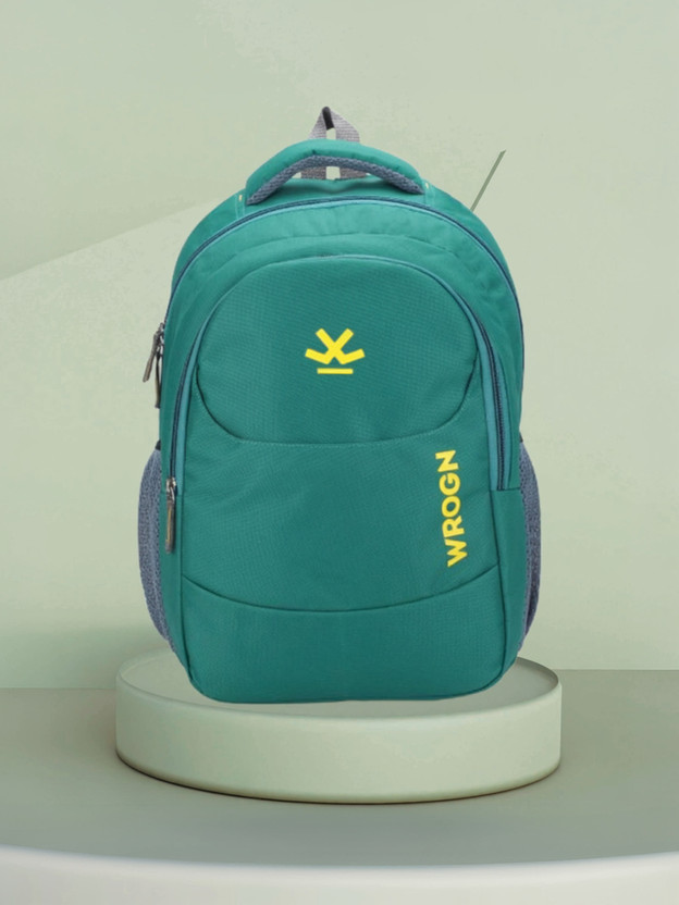 WROGN - Large 35 L Laptop Backpack Axe Unisex college/school/travel  (Green)
