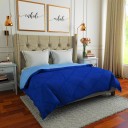 Flipkart Perfect Homes Solid Double Comforter for  Mild Winter  (Polyester, Light Blue, Dark Blue)