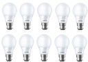 WIPRO 7w b22 (white 6500k) led bulb pack of-10 pes. 7 W Standard B22 LED Bulb  (White, Pack of 10)