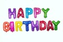 DDI Printed Happy Birthday Foil Balloon  (Multicolor, Pack of 1)