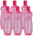 cello Sipwell 1000 ml Bottle  (Pack of 6, Pink, Plastic)