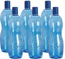 cello Polka 1000 ml Bottle  (Pack of 6, Blue, Plastic)