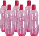 cello Polka 1000 ml Bottle  (Pack of 6, Pink, Plastic)