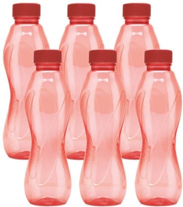 MILTON OSCAR 1000 1000 ml Bottle  (Pack of 6, Red, PET)