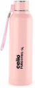 cello Puro Steel-X Benz Insulated Water Bottle 900 ml Bottle  (Pack of 1, Pink, Steel)
