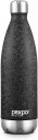 pexpo 24 Hrs Hot and Cold ISI Certified , Electro Vacuum insulated Water Bottle 500 ml Flask  (Pack of 1, Black, Steel)