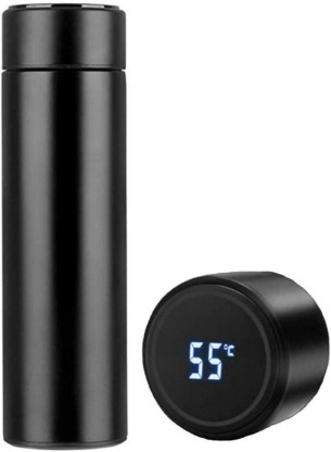 Heyovin NESTLMOONZABOTTLE 500 ml Bottle  (Pack of 1, Black, Steel)