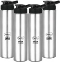 Pigeon Inox Hydra 900 ml Bottle  (Pack of 4, Black, Steel/Chrome, Steel)