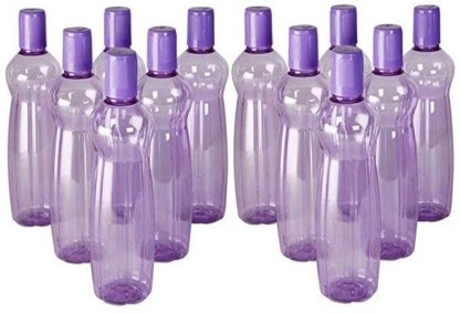 MILTON Pacific 1000 Pet Bottles 12 Pcs Set, PURPLE MY 1000 ml Bottle  (Pack of 12, Purple, PET)