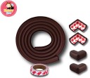Honey Boo Baby Proofing Safety Strip and Corner Guard | Extra Thick Safety Soft Cushion Edge Corner Protector Guard | Table Corner Guard | Corner Protector (2 mtrs Roll + 4 Guards)  (Multicolor)