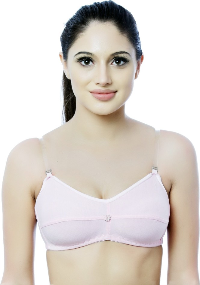 Women Full Coverage Bra  (Pink)