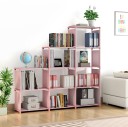 Flipkart Perfect Homes Studio Metal Open Book Shelf  (Finish Color - Pink, DIY(Do-It-Yourself))