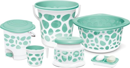 MILTON NA Plastic Bath Mug  (Green 20)