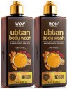 WOW SKIN SCIENCE Ubtan Body Wash for Tan Removal and Glowing Skin (Pack of 2)  (2 x 300 ml)
