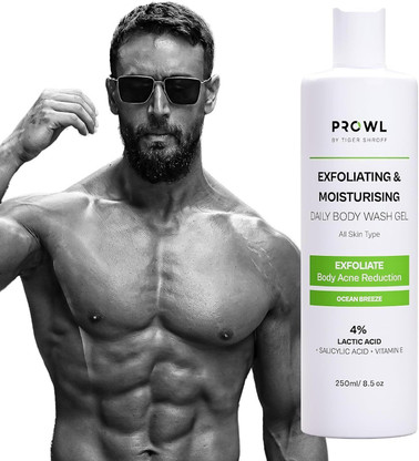 PROWL By Tiger Shroff Shower Gel Bodywash for Men | Daily Body Wash for Tan Removal  (250 ml)