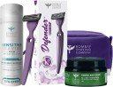 BOMBAY SHAVING COMPANY Defender For Her Travel-Friendly Shaving Kit with Razor For Women, Shaving Foam, Moringa Body Yogurt & Travel Bag | For Irritation Free, One-Stroke Shave  (4 Items in the set)