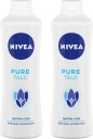 NIVEA Talcum Powder for Men & Women, Pure  (2 x 200 g)