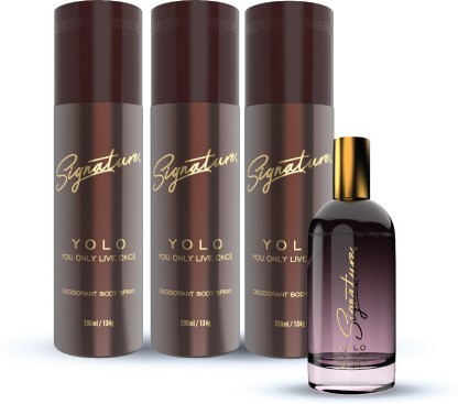 SIGNATURE Yolo Deo: Yolo Perfume  (4 Items in the set)