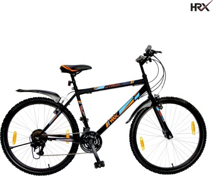HRX XTRM CT 500 85% Assembled 26 T Hybrid Cycle/City Bike  (21 Gear, Multicolor)