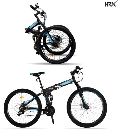 HRX XTRM MTB 900 Foldable 27.5 T Mountain Cycle  (21 Gear, Multicolor)