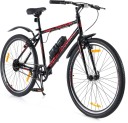 Urban Terrain Tokyo with Complete Accessories & Mobile Tracking App 27.5 T Hybrid Cycle/City Bike  (Single Speed, Red)