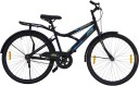 HRX Rustler with Integrated Carrier 85% Assembled 26 T Hybrid Cycle/City Bike  (Single Speed, Multicolor)