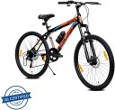 LEADER Spyder MultiSpeed (7 Speed) Mountain Bike with FS & DD Brake 27.5 T Hybrid Cycle/City Bike  (7 Gear, Black)