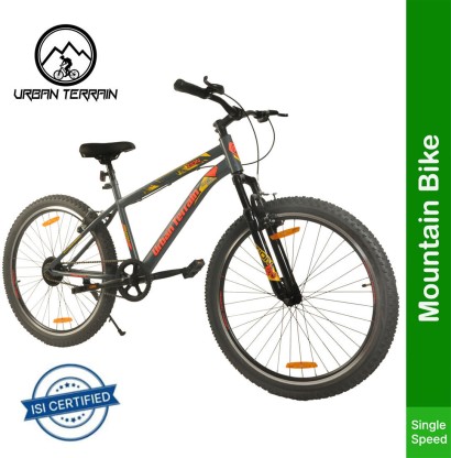 Urban Terrain by Cult Zion Cycles Mountain Bike with Cycling Event & Ride Tracking App 27.5 T Road Cycle  (Single Speed, Red, Only Front Suspension)