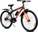 LEADER Spyder 27.5T MTB Cycle/Bike Single Speed with Complete Accessories 27.5 T Mountain Cycle  (Single Speed, Black, Orange)
