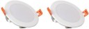 VEDRID 9 W CONCEALED PANEL LIGHT (pack of 2) Recessed Ceiling Lamp