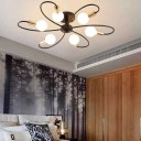 Cruv Chandelier Jhoomar Lights for Bedroom, Restaurants and Over DIning Table (Black) Chandelier Ceiling Lamp  (Black)