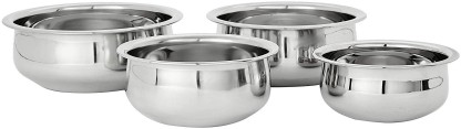 Classic Essentials Stainless Steel Handi Set of 4 Cookware Set  (Stainless Steel, 4 - Piece)