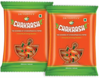 Dr. Vaidya's Chakaash - Chyanwanprash Soft Chews Pack of 2 (50 Soft Chews Each)  (Pack of 2)
