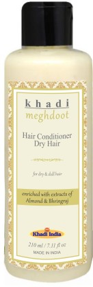 KHADI MEGHDOOT Dry Hair Conditioner with Almond and Bhringraj  (210 ml)