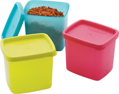 MASTER COOK  - 225 ml Polypropylene Fridge Container  (Pack of 3, Multicolor)