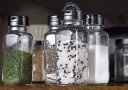 CROCO JAR  - 120 ml Glass Grocery Container  (Pack of 6, Black)