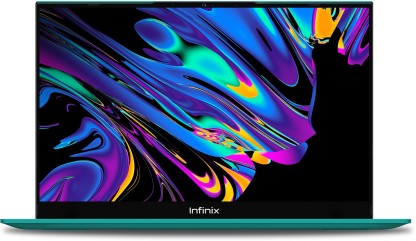 Infinix INBook X1 Core i3 10th Gen - (8 GB/256 GB SSD/Windows 11 Home) XL11 Thin and Light Laptop  (14 inch, Aurora Green, 1.48 kg)
