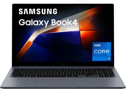 SAMSUNG Galaxy Book4 Intel Core i7 13th Gen 1355U - (16 GB/512 GB SSD/Windows 11 Home) NP750XGJ-KG3IN / NP750XGJ-LG3IN Thin and Light Laptop  (15.6 Inch, Gray, 1.55 Kg, With MS Office)