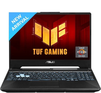 ASUS TUF Gaming A15 AMD Ryzen 5 Hexa Core 7535HS - (16 GB/512 GB SSD/Windows 11 Home/4 GB Graphics/NVIDIA GeForce RTX 3050) FA506NC-HN083W Gaming Laptop  (15.6 Inch, Graphite Black, 2.30 Kg)