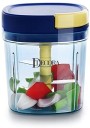 DDecora 1000 ml Stainless Steel Blade Dori Chopper,Quick Handy square chopper XL Size Vegetable & Fruit Chopper  (1)