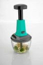 OMORTEX 750ML Push Chopper For Vegetable and Fruit Cutting with Easy Push (Pack Of 1) Vegetable & Fruit Chopper  (1 GREEN PUSH CHOPPER)
