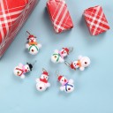 TIED RIBBONS 6 pc Christmas Tree Decoration Snowman Hanging Ornaments Pack of 6