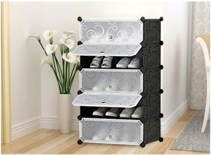 Vozica PP Collapsible Wardrobe  (Finish Color - Black, DIY(Do-It-Yourself))