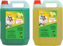 GOVIN WASH Dish Cleaning Gel green,yellow Non Acidic Dish-washing liquid combo pack of -2 Dish Cleaning Gel  (multi, 2 x 5 L)