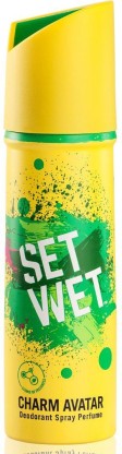 Set Wet Charm Avatar Deodorant Spray  -  For Men & Women  (150 ml)