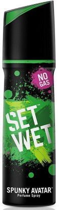 Set Wet Spunky Avatar Perfume Body Spray  -  For Men  (120 ml)