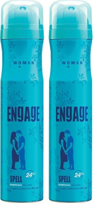 Engage Spell Deodorant Spray - For Women(150 ml) Deodorant Spray  -  For Women  (300 ml, Pack of 2)