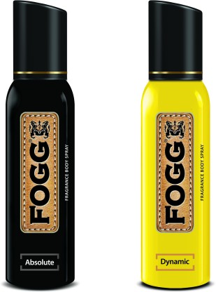FOGG Deo Combo Pack (ABSOLUTE + DYNAMIC 300ml) Body Spray  -  For Men  (300 ml, Pack of 2)