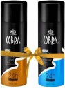 ST-JOHN Cobra Deo Cool (150 ml) & Cobra Deo Live (150 ml) Deodorant Spray  -  For Men  (300 ml, Pack of 2)