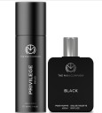 THE MAN COMPANY Black & Bold Perfume Duo - 150 ml, 50 ml Body Spray  -  For Men  (200 ml, Pack of 2)